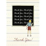 Cavallini Thank You Chalk Board Cards in Tin