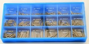 Blue Set 1.50mm 900 Pieces Stainless Spring Bar Assortment