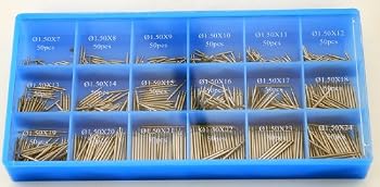Spring Bar Stainless Assortment Set 1.50mm 900 Pieces.