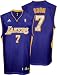 Lamar Odom Youth Jersey: adidas Purple Replica #7 Los Angeles Lakers Jersey