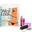 California Exotics / Swedish Erotica Wet Look Sexy V Sensual Attire Adult Sex Toy Kit