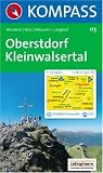 Kompass Karten, Oberstdorf, Kleinwalsertal: Wandern / Rad / Skitouren / Langlauf