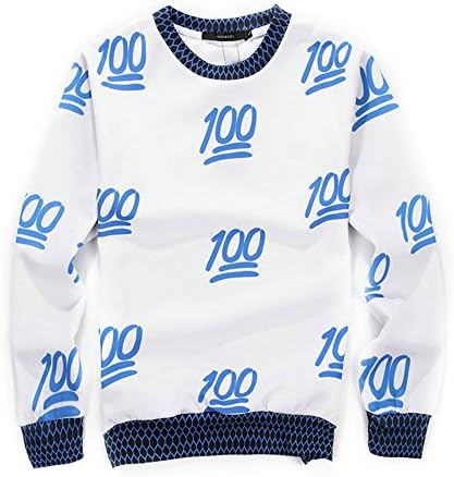 YY trend Blue Easy Emoji Joggers Sweatpants Sweatshirts Tracksuit XL