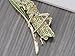 Alilang Synthetic Peridot Green Rhinestone Crystal Insect Grasshopper Locust Leaf Big Pin Brooch