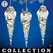 3-Piece Thomas Kinkade Icicle Village Christmas Ornament Set #03-00482-001
