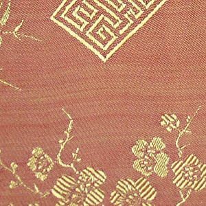 Wristlet - Silk Jacquard (Golden Peach)