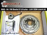 02-04 Vw Beetle S 1.8 Turbo LUK OEM Clutch Kit w/ Slave