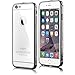 iPhone 6 Case,Roybens Luxury 2 in 1 [Air Aluminum Bumper + Acrylic Back Plate] Back Mirror Anti-Scratch Case Cover for Apple iPhone 6/6S - Black