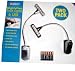 MightyFlex: Book Light 2 Pack - 6 Super Bright LED's - Black & Silver