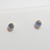 14K Sapphire Earrings