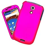 New Premium Rubberize Textured Hot Pink Skin Case Cover For Samsung Epic 4G ....