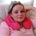 Aroma Home Aromatherapy Microwaveable Neck Wraps - Pink Hot Neck