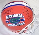 Chris Leak & Urban Meyer Autographed Florida Gators Championship w 2006 BCS MVP & 06 NAT CHAMPS