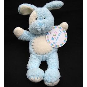 Kids Preferred Plush Blue Puppy Dog Stuffed Animal Lovey