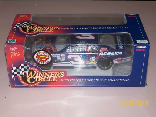  1998 Dale Earnhardt Jr #3 AC Delco Superman Diecast Car 1:24 1/24 Scale Winners Circle