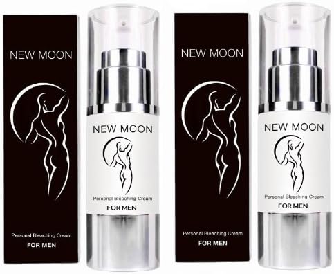 2 X NEW MOON NATURAL PERSONAL SKIN BLEACHING CREAM FOR MEN LIGHTENS LIGHTENING by New Moon