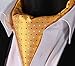 SetSense Men's Polka Dot Jacquard Woven Self Cravat Tie Ascot