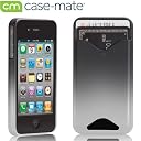 Case-Mate iPhone4 専用 カードホルダー付ハードケース ID Case マット・ロイヤル・シルバー CM012234