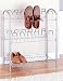 Brand Racks - Organize It All 12-Pair Shoe Rack with Shelf