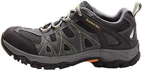 YMHY Men's Outdoor Mesh Breathable Hiking Travel Seaker Shoes Grey 44EU