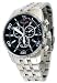 Corvette #CR215-1 Men's Stainless Steel Swiss Chronograph Black Dial Watch