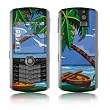 Island Paradise Design VERTICAL CAMERA Original Pearl 8110/ Pearl 8100 Cell Phone Protective Skin Decal Sticker