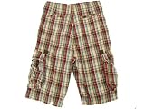  : Nautica Jeans Men's 13 inch Cotton Poplin Plaid Shorts