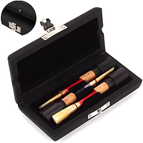 Black Oboe Reed Case Reeds Hold For 3PCS 9.2 x 4.5x 1.5cm