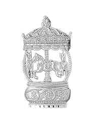 Clevereves 14K White Gold Charm Carousels 12.8 - Gram(s)