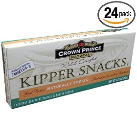 Crown Prince Natural Kipper Snacks, 3.25-Ounce Packages (Pack of 24)