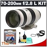 Canon EF 70-200mm f/2.8L USM Zoom Lens + UV Filter + Accessory Kit for Cano ....