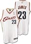 LeBron James White Reebok NBA Swingman Cleveland Cavaliers Jersey