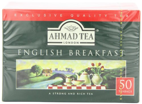Ahmad Tea, English Breakfast, Net Wt. 4.41 oz.  (Pack of 6) On Sale
