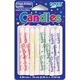 Happy Birthday Spiral Candle 8ct