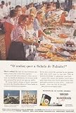 Print Ad: 1957 Moore-McCormack: Buffet