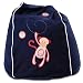 Cocoon Couture Mini Monkey Kids Bean Bag Cover, Red Monkey on Navy  100% washable pinwale cotton