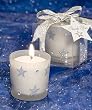 Silver Star Candle Wedding Favors, 30
