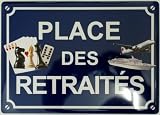 Magephi plaque métal place des retraités Image du produit