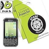 Spare Products (6 Pack) of Motorola Titanium Screen Protectors (CLEAR)