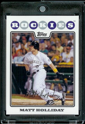 Buy 2008 Topps # 400 Matt Holliday - Colorado Rockies - MLB Baseball Trading Card in a Protective Screw... by Topps