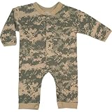 ACU Digital Camouflage Long Sleeve Legs Infant One-Piece Suit by Army Universe
