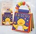 Touch & Feel Fabric Rattle Book by Baby Gund