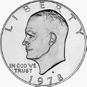 1973-S Eisenhower Uncirculated Silver Dollar