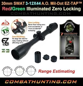 Leapers SWAT 3-12x44mm Range Estimating A.O. Mil-Dot Illuminated
