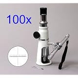 Shop Measuring Microscope 100x with reticle eyepiece