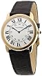 Cartier Men's W6700455 Ronde Black Leather Roman Numeral Watch from Cartier