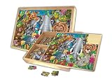 The Learning Journey 4 in a Box Wooden Puzzle Set