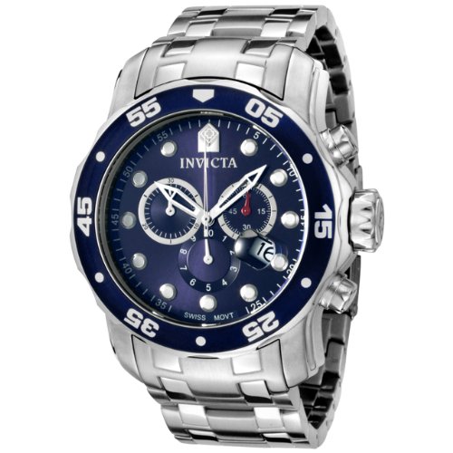 Invicta Men's 0070 Pro Diver Collection Chronograph Stainless Steel Watch