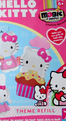 Hello Kitty Magic Fabric Creation Studio Refill - Cup Cake Party Picture