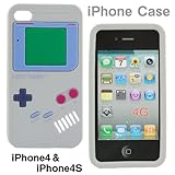 iPhone4・4S専用 シリコンケース GAMEBOY型　白　ZUHP-171